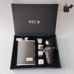 بطری طرح ساده روکش چرم برند nbc فلزی