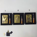 ست دو تکه فندک و چوب سیگار برند jiantai