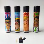 فندک گازی پلاستیکی کلیپر طرح کلاب